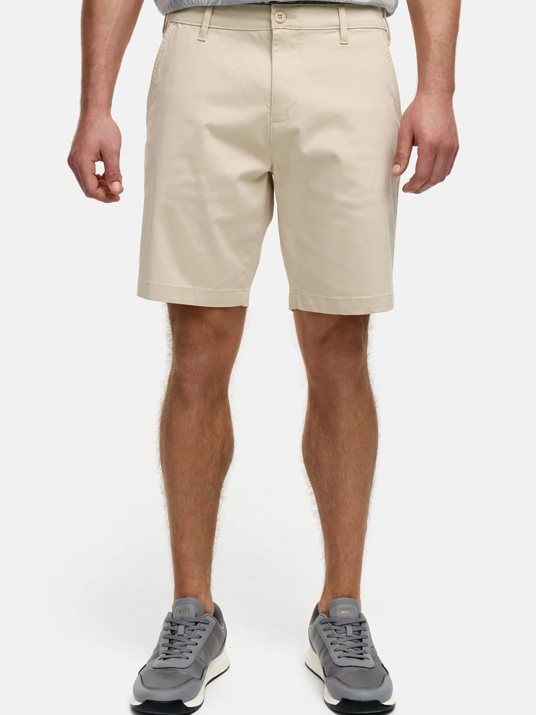 Indicode Herren Shorts Chino - INSeven in beige sand