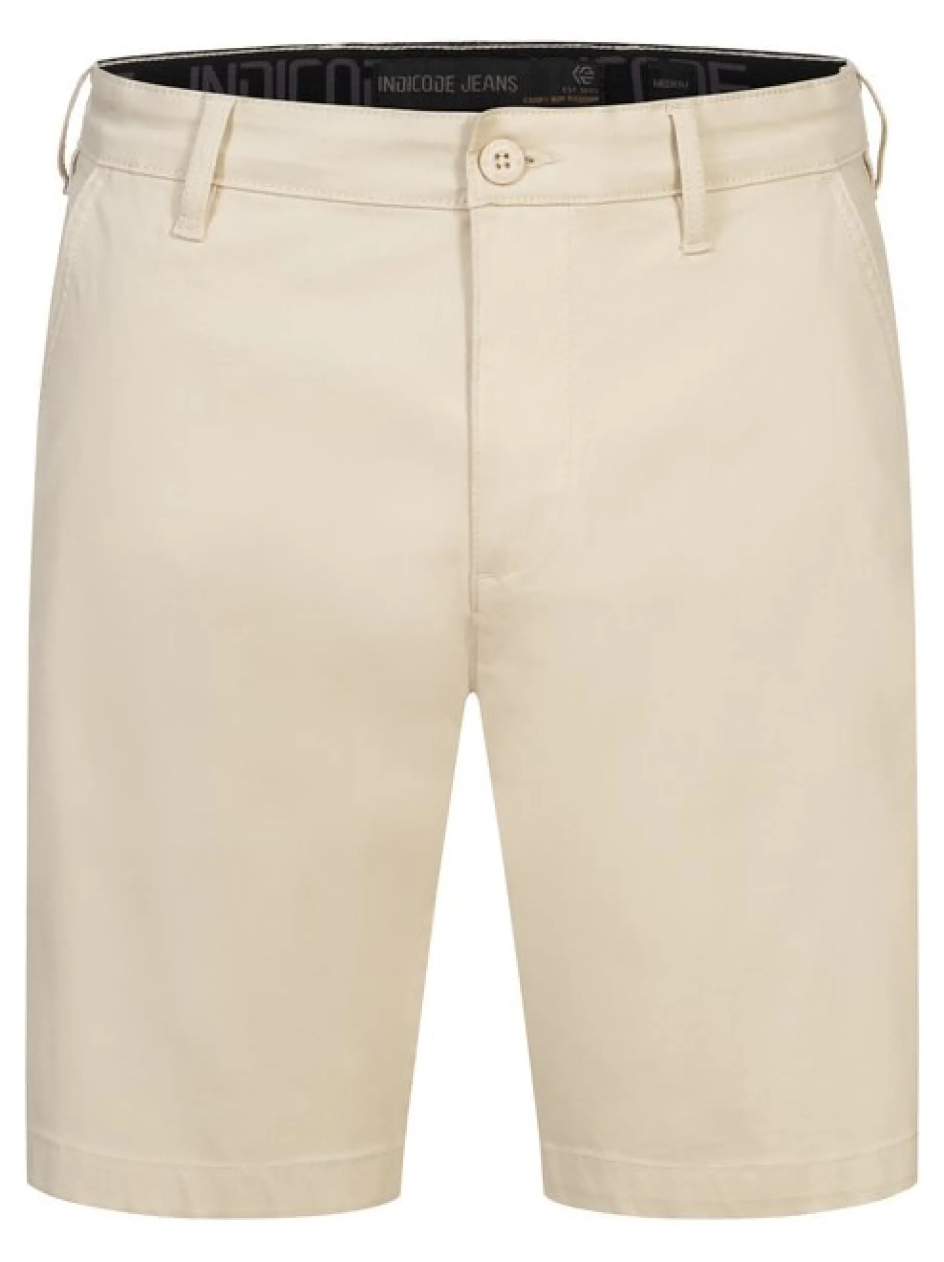 Indicode Herren Shorts Chino - INSeven in beige sand