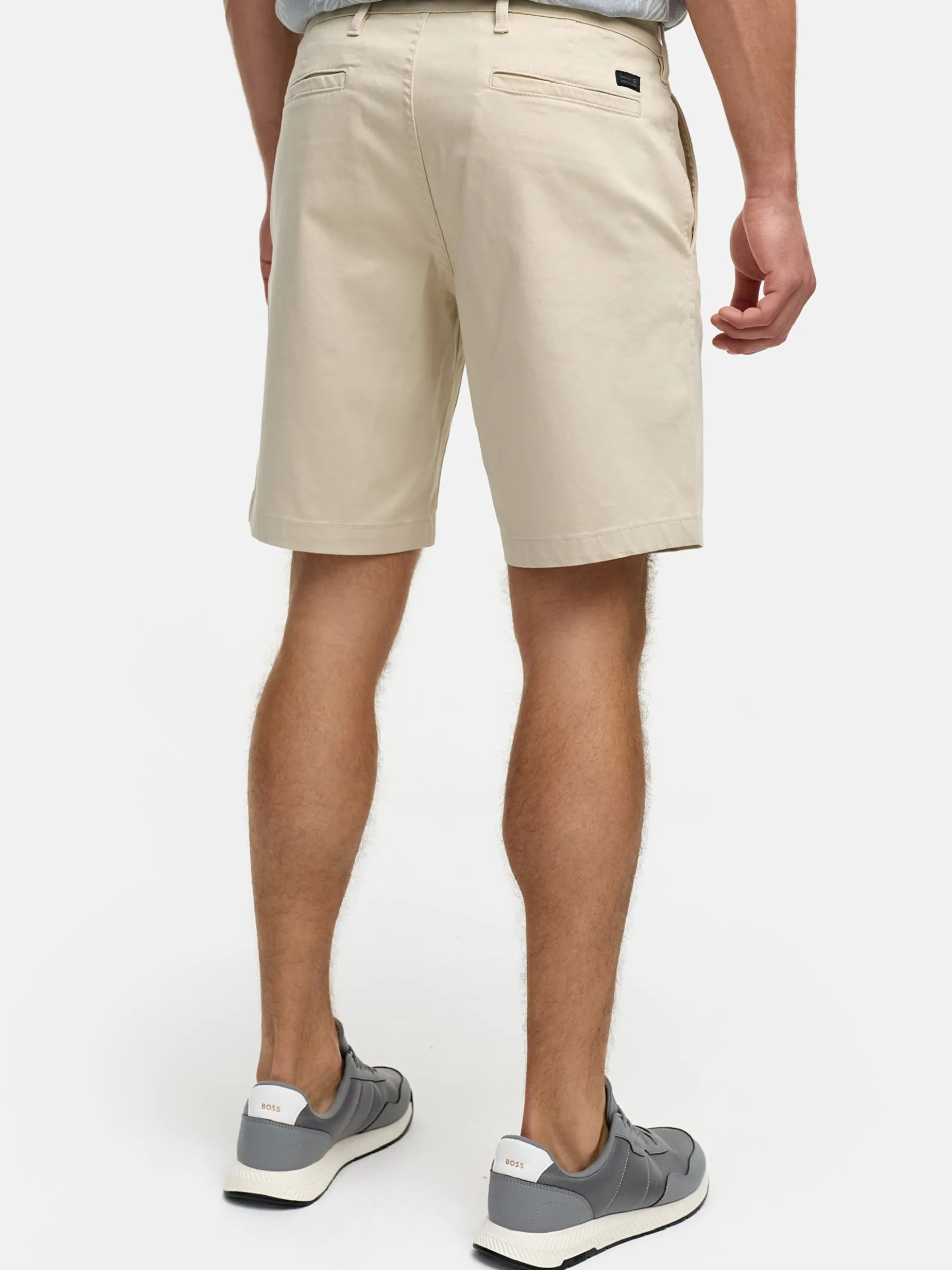 Indicode Herren Shorts Chino - INSeven in beige sand