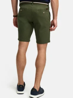Indicode Herren Shorts Chino - INThews in khaki