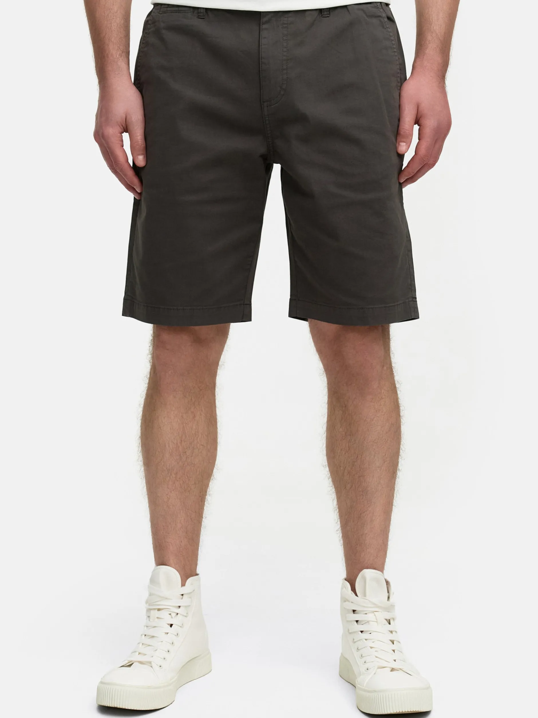 Indicode Herren Shorts Chino - INBjerre in anthrazit