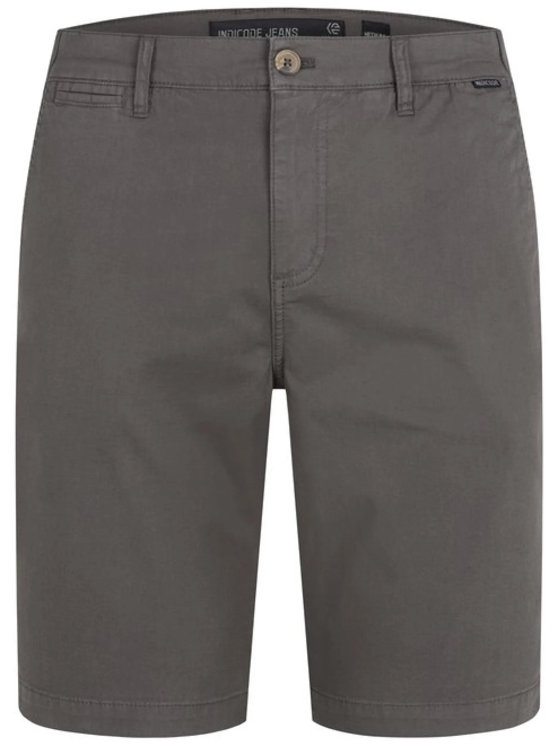 Indicode Herren Shorts Chino - INBjerre in anthrazit