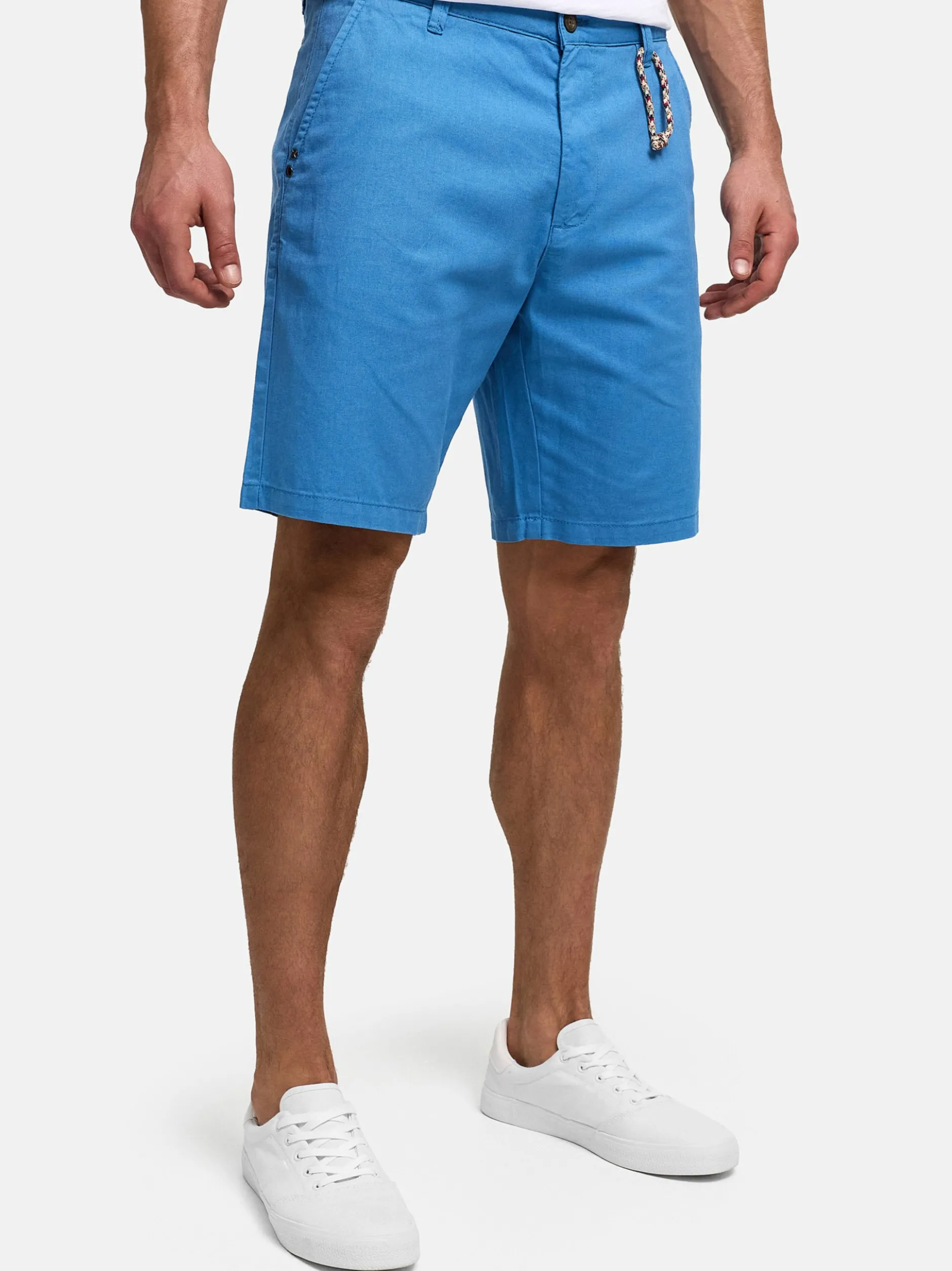 Indicode Herren Shorts Chino - INMelio Shorts in blau