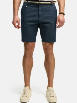 Indicode Herren Shorts Chino - INThews in indigo denim