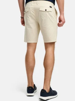 Indicode Herren Shorts Chino - INHutchico in beige sand