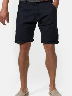 Indicode Herren Shorts Chino - Estrada in schwarz