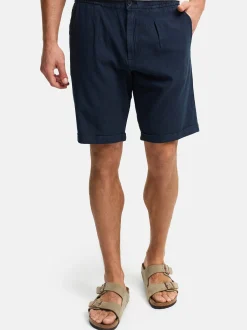 Indicode Herren Shorts Chino - INTryto in blau
