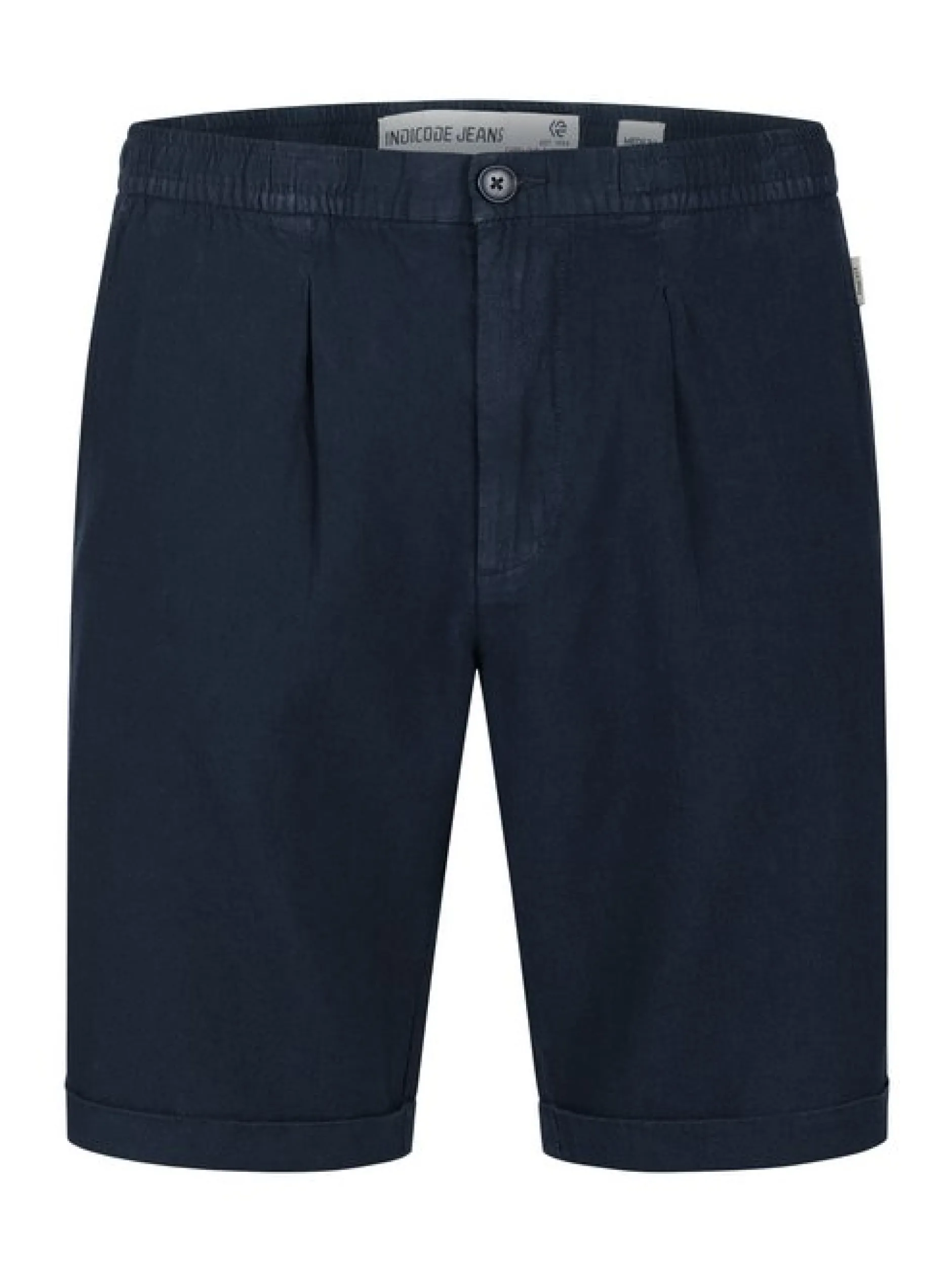 Indicode Herren Shorts Chino - INTryto in blau