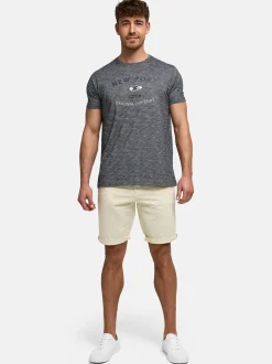 Indicode Herren Shorts Chino - INPifter in vanille