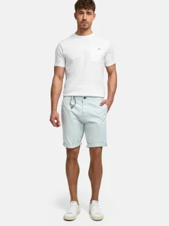 Indicode Herren Shorts Chino - INCanvo in hellblau