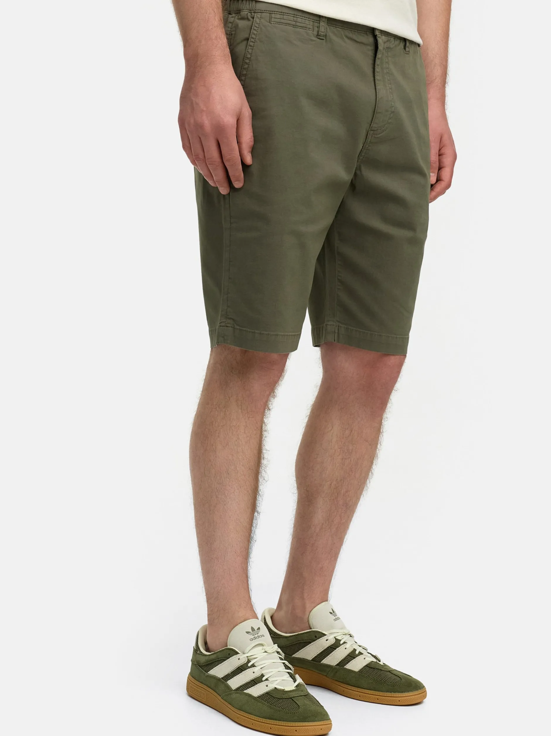 Indicode Herren Shorts Chino - INBjerre in khaki