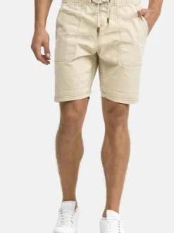 Indicode Herren Shorts Chino - Stoufville in beige braun