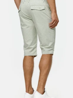Indicode Herren Shorts Chino - Whitney in mint blau