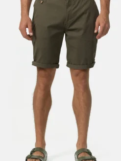 Indicode Herren Shorts Chino - Creel in khaki