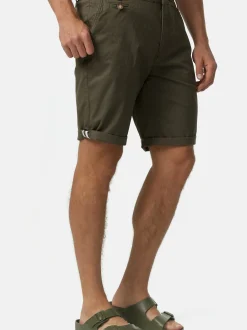 Indicode Herren Shorts Chino - Creel in khaki