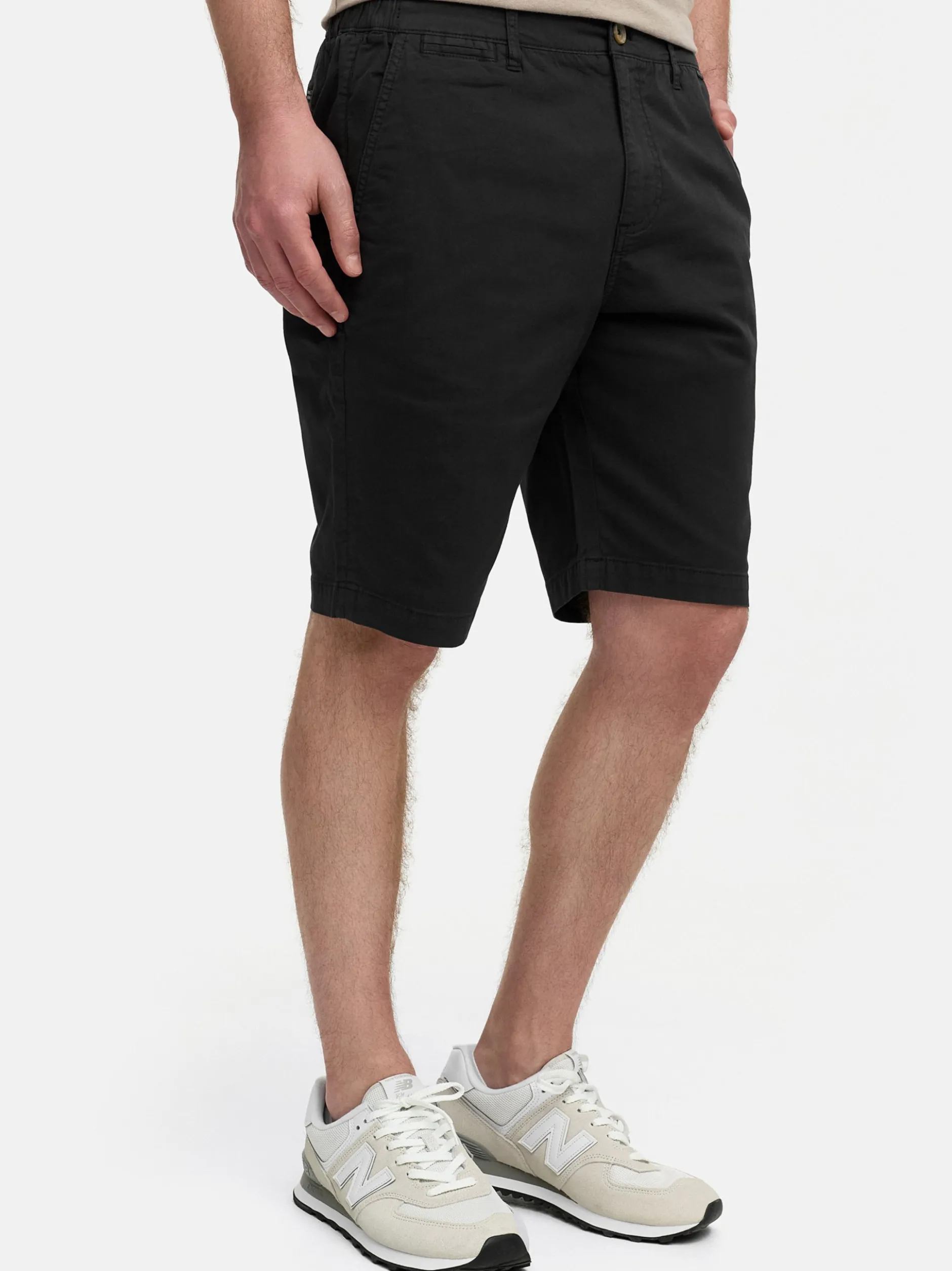 Indicode Herren Shorts Chino - INBjerre in schwarz