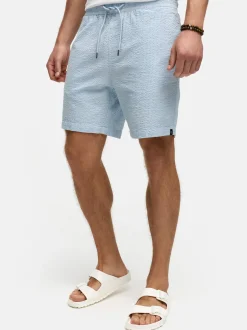 Indicode Herren Shorts - INAlizzo in hellblau blau