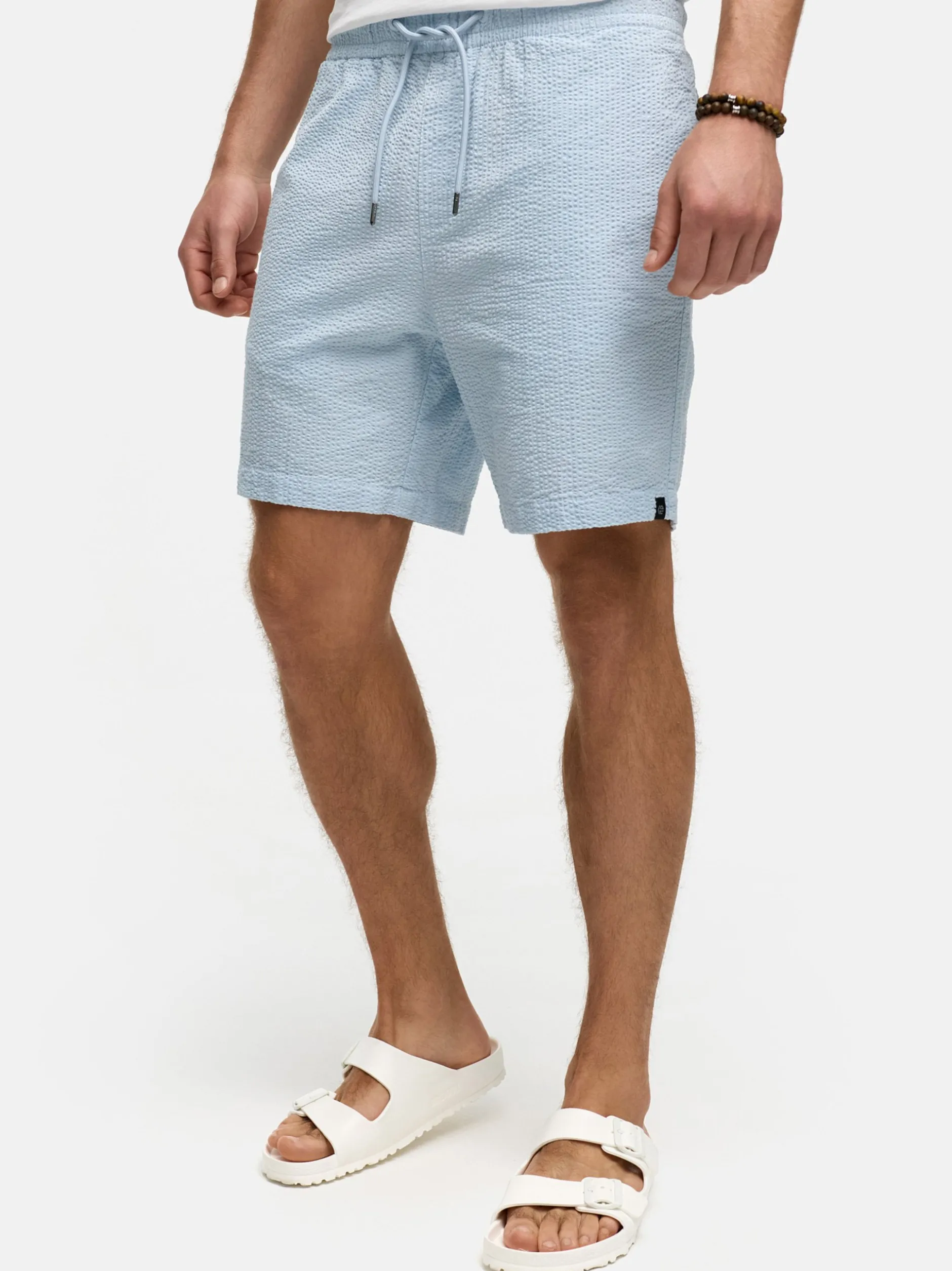 Indicode Herren Shorts - INAlizzo in hellblau blau