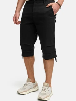 Indicode Herren Shorts - INSelion in schwarz
