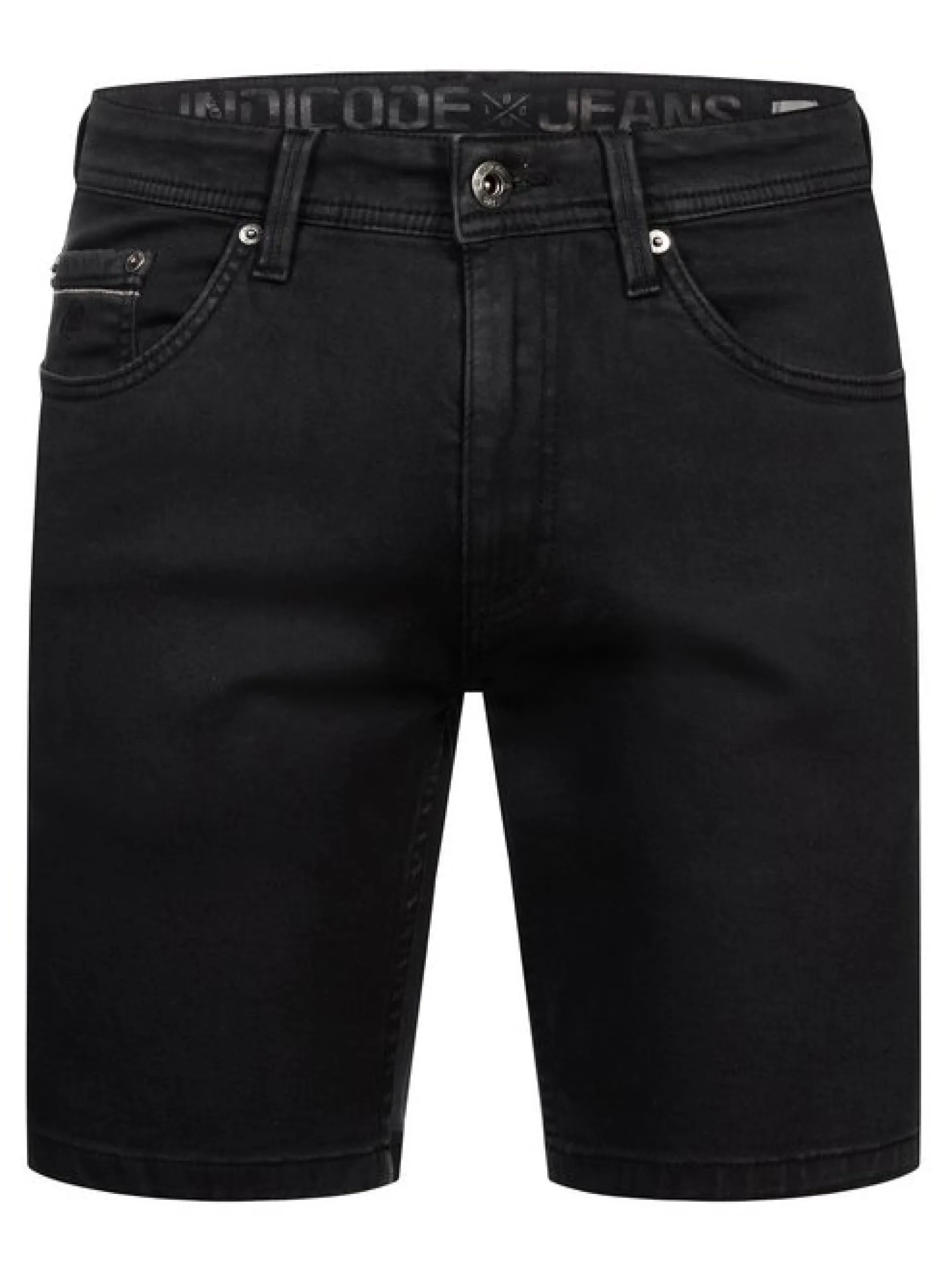 Indicode Herren Shorts Jeans - INSymon in schwarz