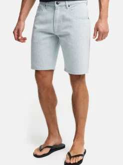 Indicode Herren Shorts Jeans - INBelliz in hellblau denim