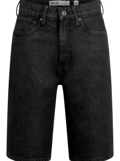 Indicode Herren Shorts Jeans - INZelmon in schwarz