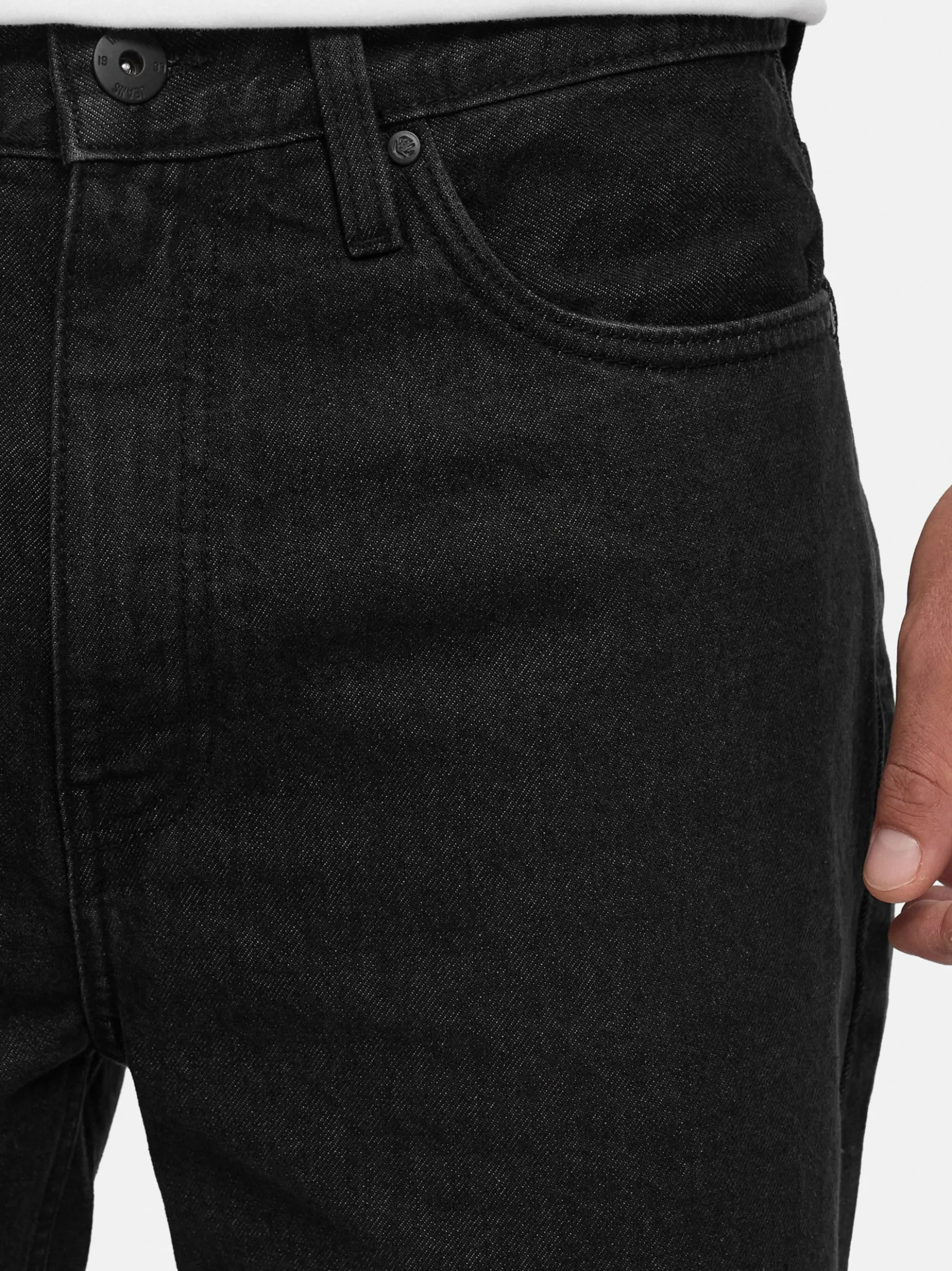 Indicode Herren Shorts Jeans - INZelmon in schwarz
