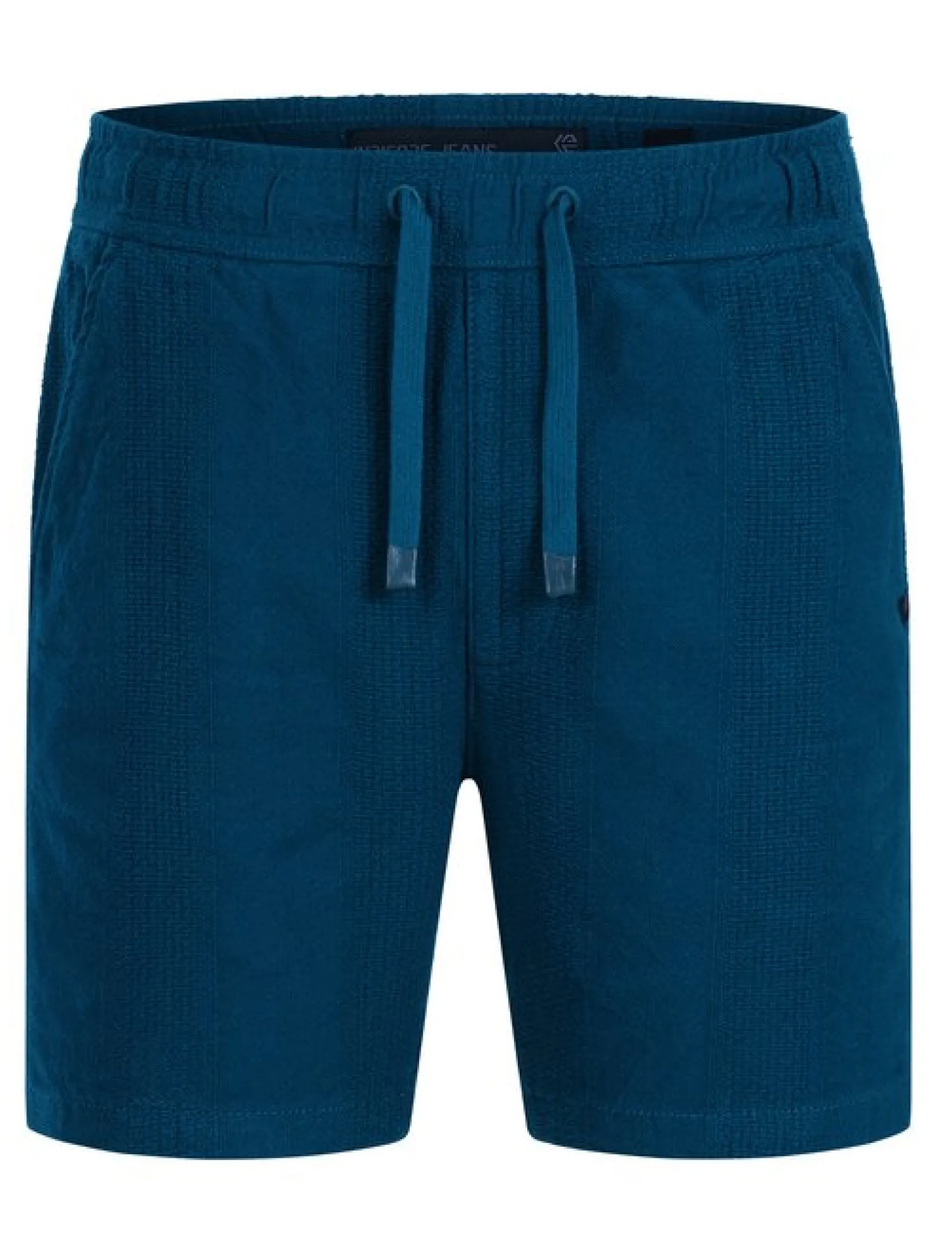 Indicode Herren Shorts Leinen - INPop in aqua blau