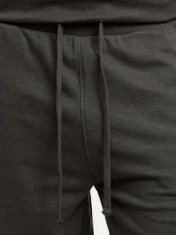 Indicode Herren Shorts & Shirt Set - Comfy in anthrazit
