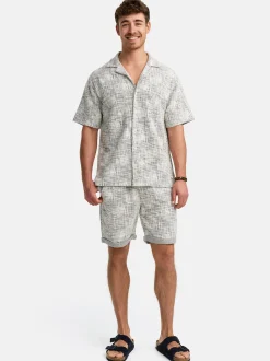 Indicode Herren Shorts & Shirt Set - INSofus Set in schwarz