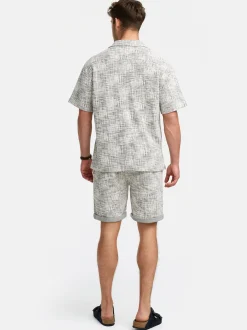 Indicode Herren Shorts & Shirt Set - INSofus Set in schwarz