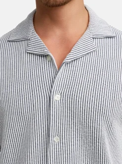 Indicode Herren Shorts & Shirt Set - INLino Set in blau
