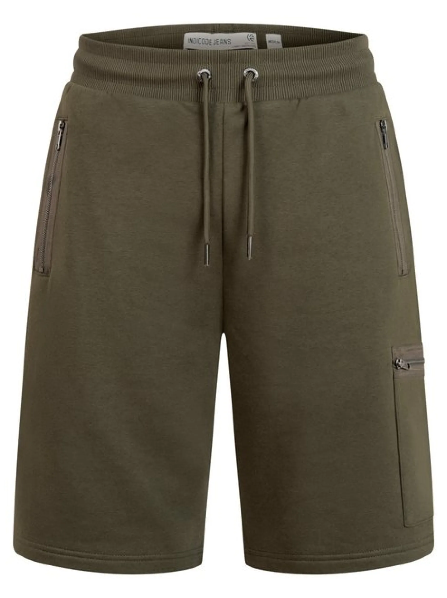 Indicode Herren Shorts Sweat - INNorson in khaki