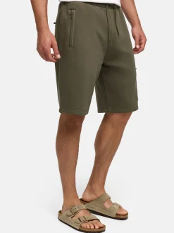 Indicode Herren Shorts Sweat - INNorson in khaki