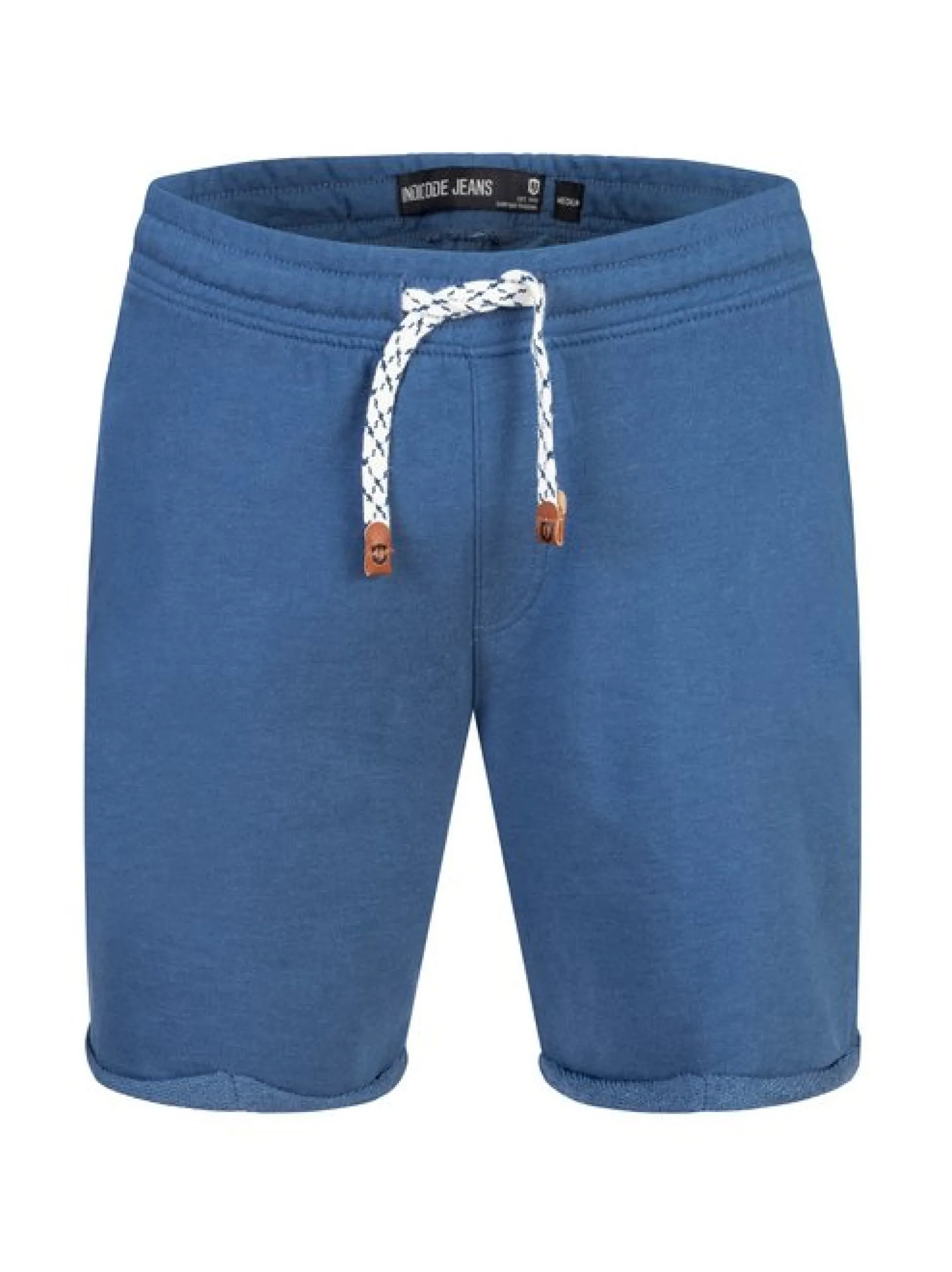 Indicode Herren Shorts Sweat - Aldrich in indigo blau