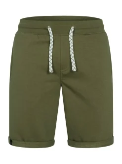 Indicode Herren Shorts Sweat - Aldrich in khaki