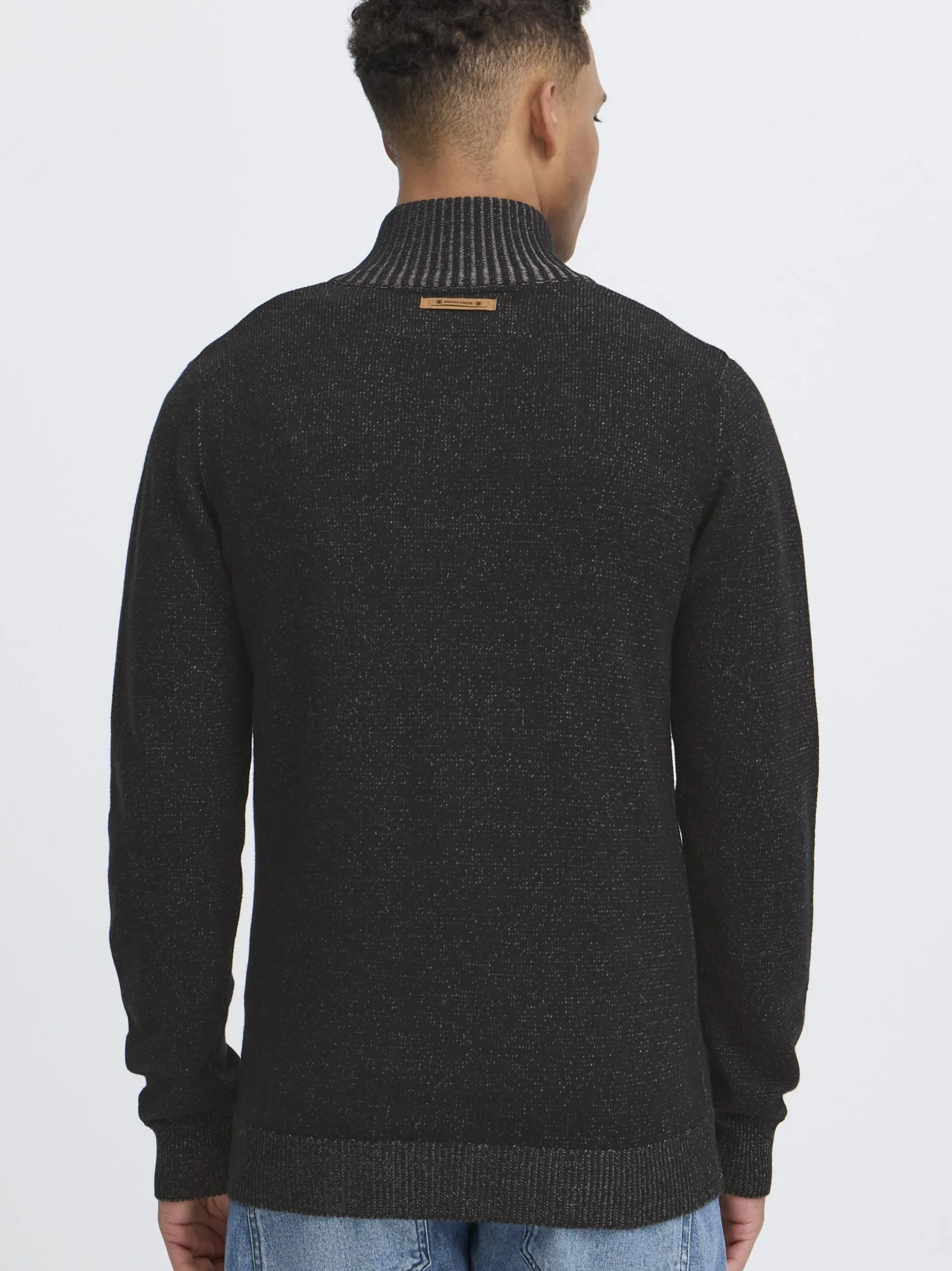 Indicode Herren Strickjacke - IDAndy in schwarz