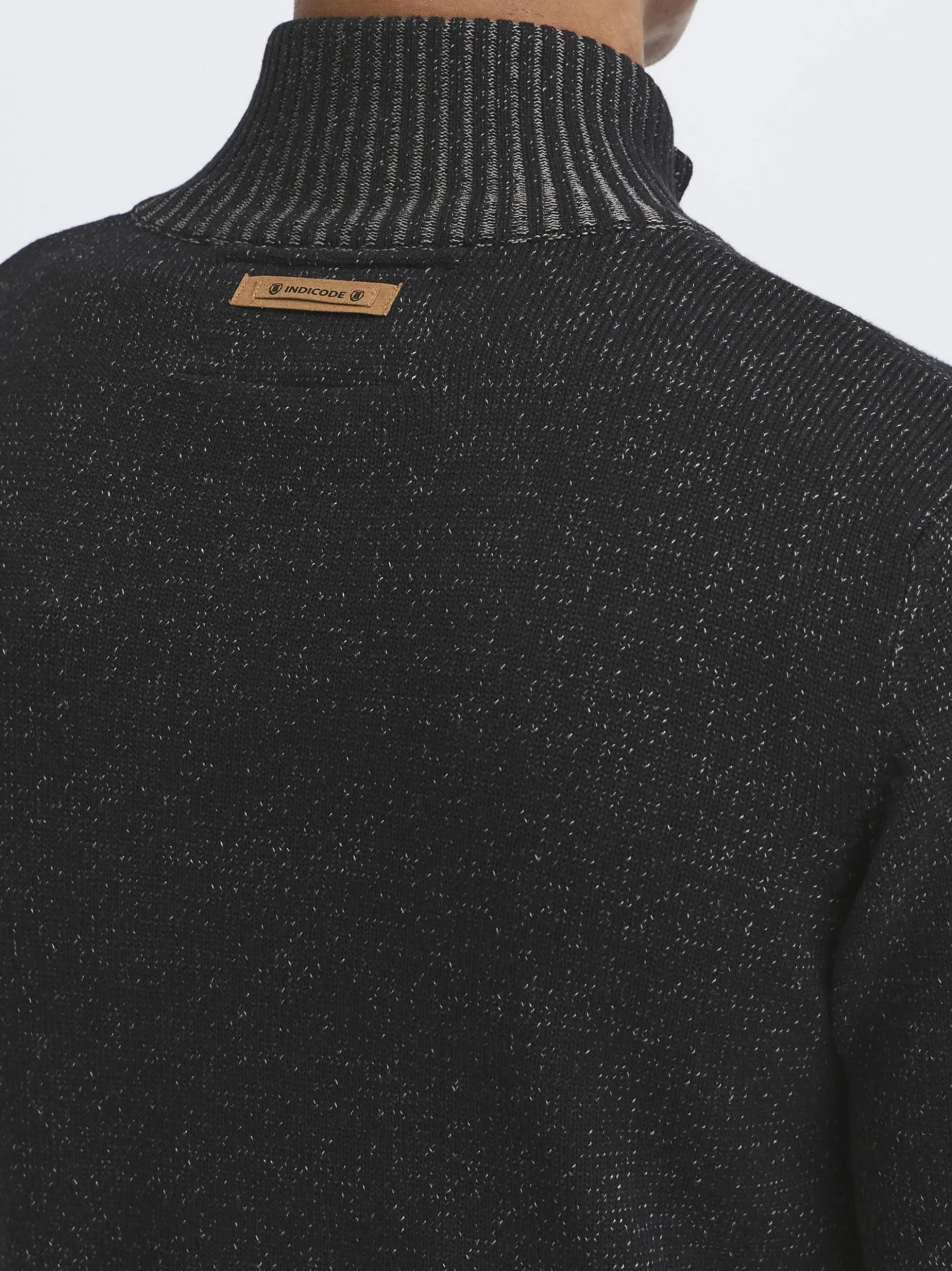 Indicode Herren Strickjacke - IDAndy in schwarz