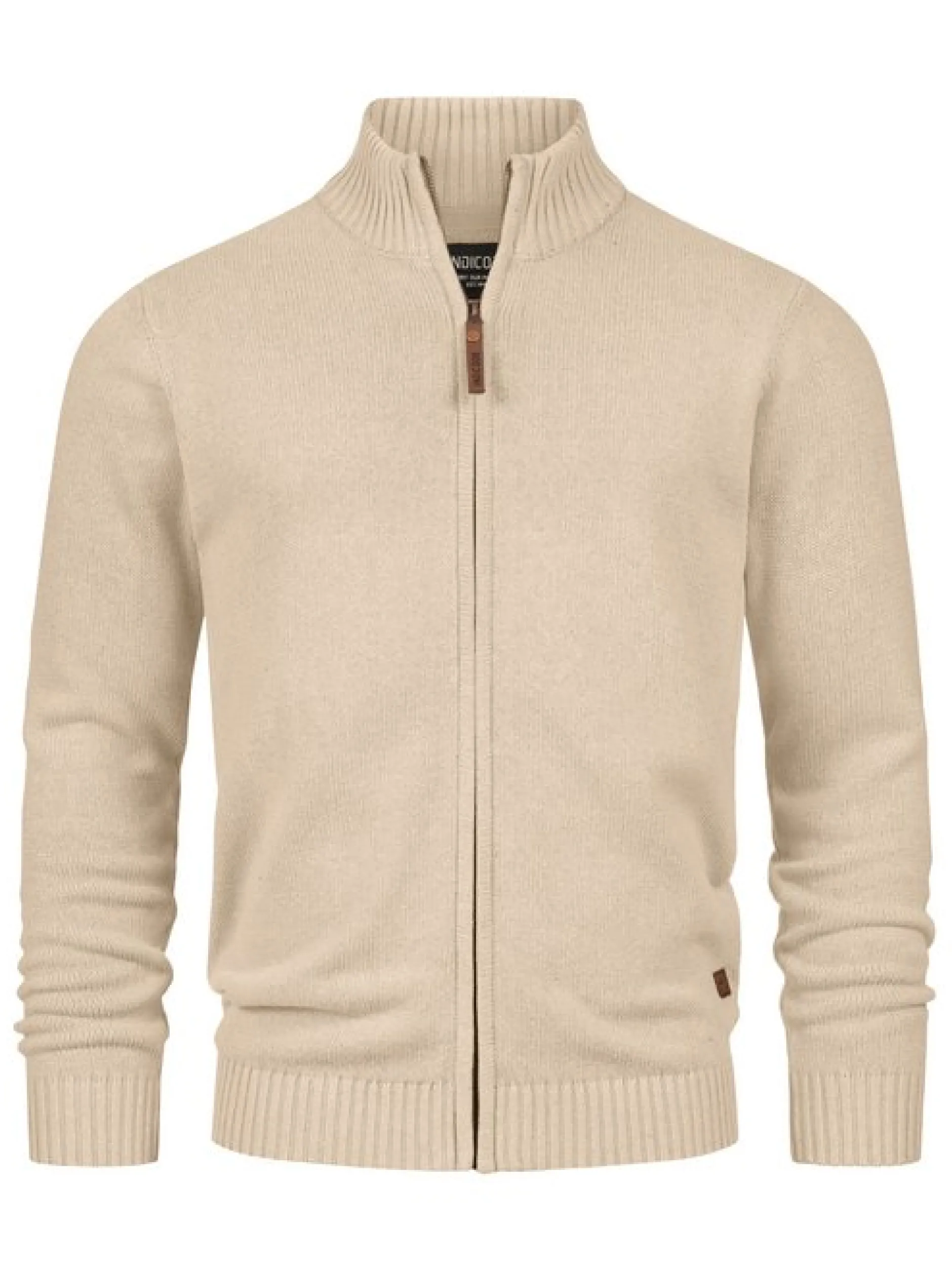 Indicode Herren Strickjacke - INLut in beige