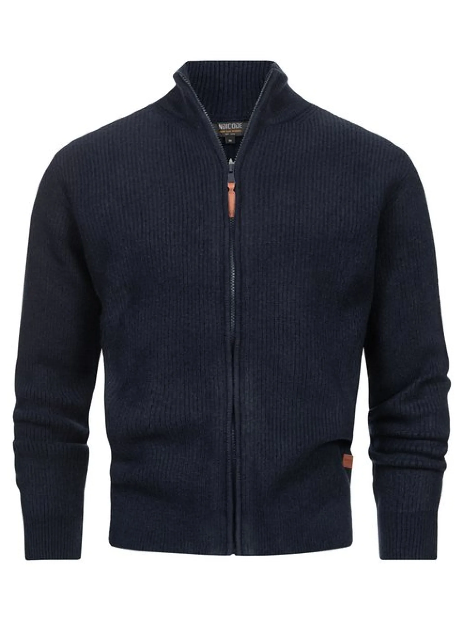 Indicode Herren Strickjacke - INPeace Cardigan in blau