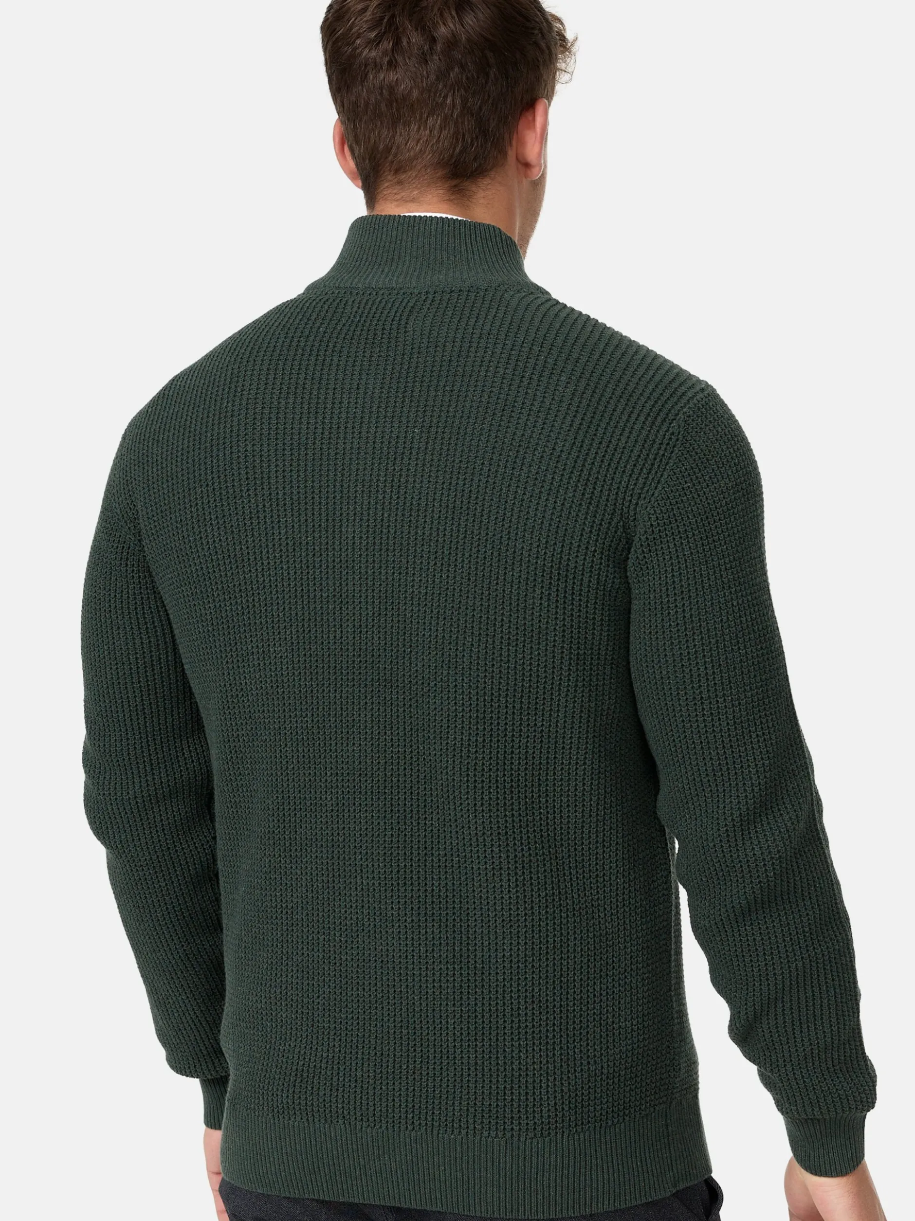 Indicode Herren Strickjacke - INLayton in khaki