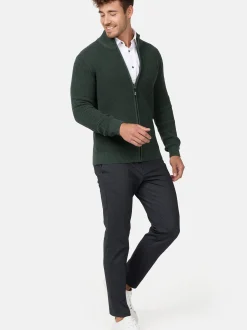 Indicode Herren Strickjacke - INLayton in khaki