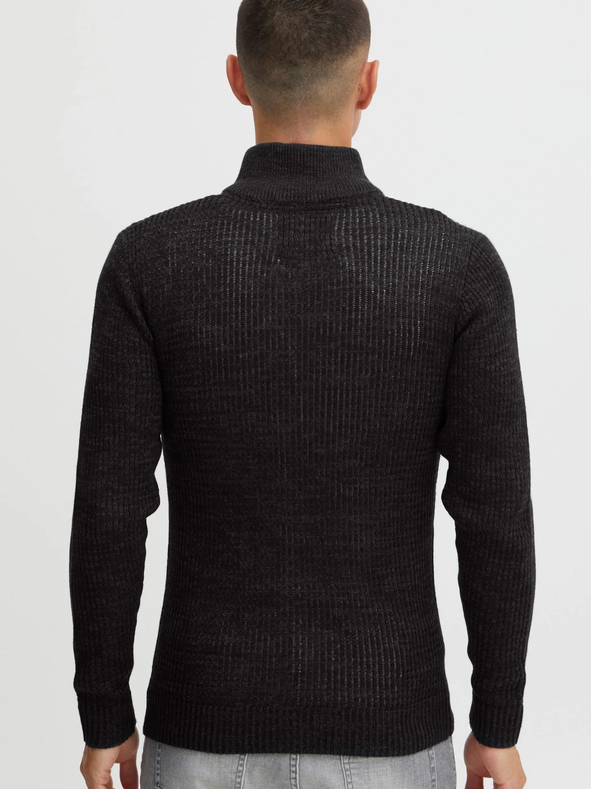 Indicode Herren Strickjacke - IDValego in schwarz