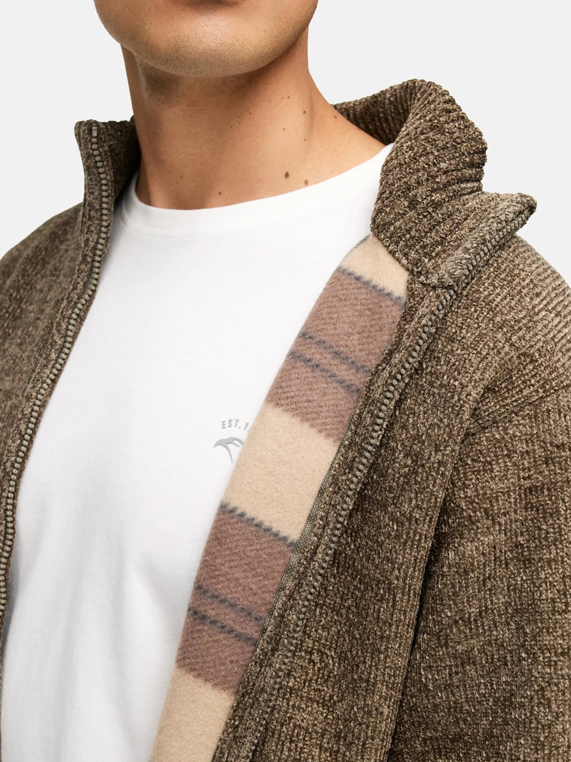 Indicode Herren Strickjacke - INFilion in braun