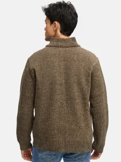 Indicode Herren Strickjacke - INFilion in braun