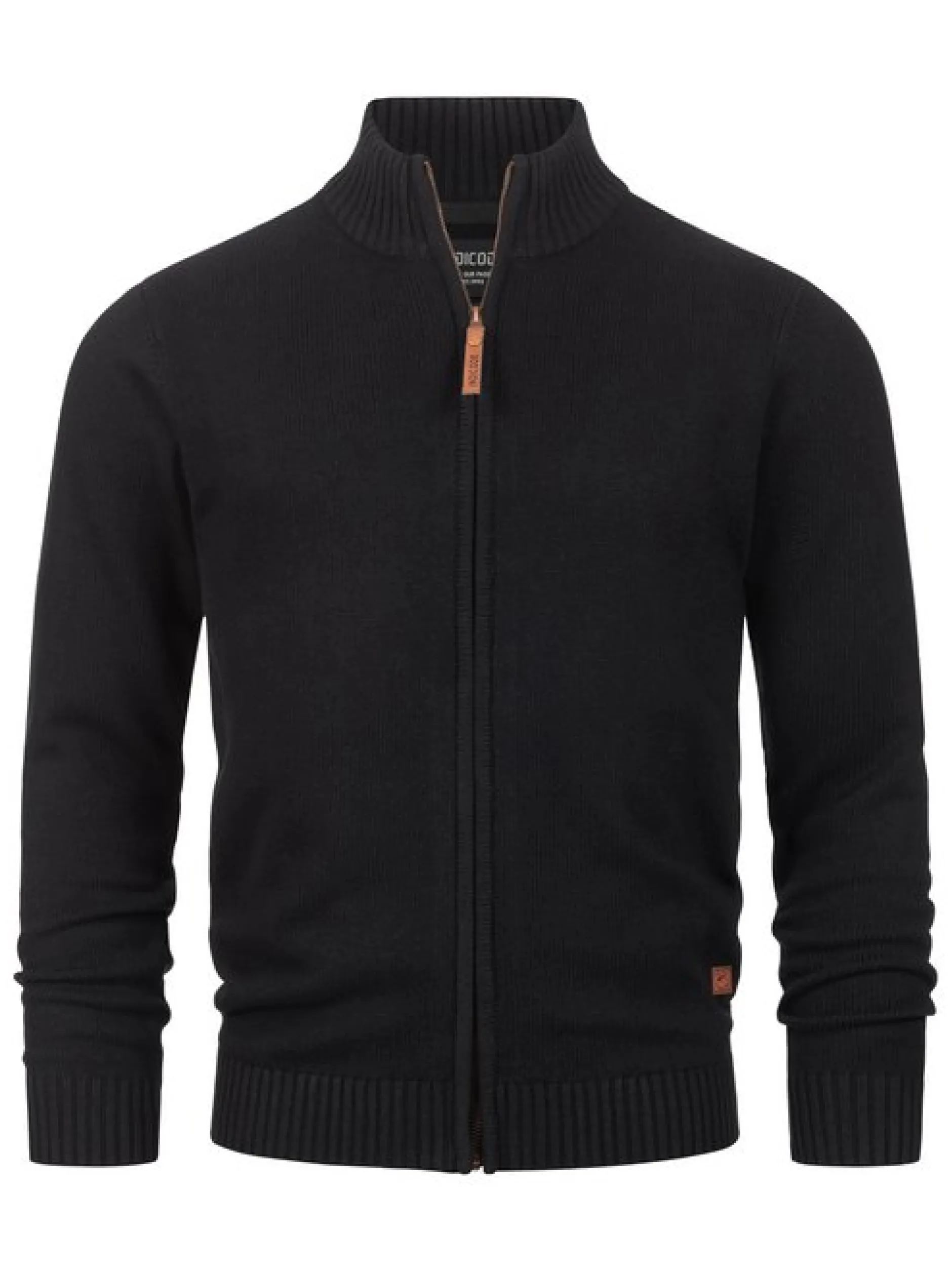 Indicode Herren Strickjacke - INLut in schwarz