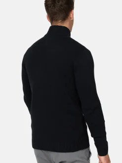 Indicode Herren Strickjacke - INLut in schwarz