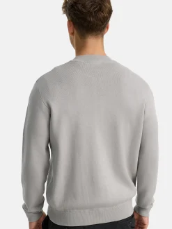 Indicode Herren Strickjacke - INLaos in hellgrau
