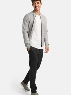 Indicode Herren Strickjacke - INLaos in hellgrau