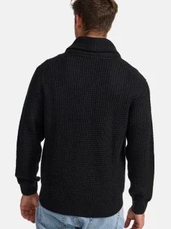 Indicode Herren Strickjacke - INBrandox in schwarz